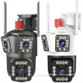12MP 8X Zoom Triple Lens WiFi PTZ Outdoor Wireless Security Camera